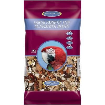 TEMU Large Parrots Low Sunflower Blend Seeds 2kg Seed Parrots Birds Johnston & Jeff For Large Parrots Amazon Parrots Caiques Senegal Parrots Parakeet Conures Macaws
