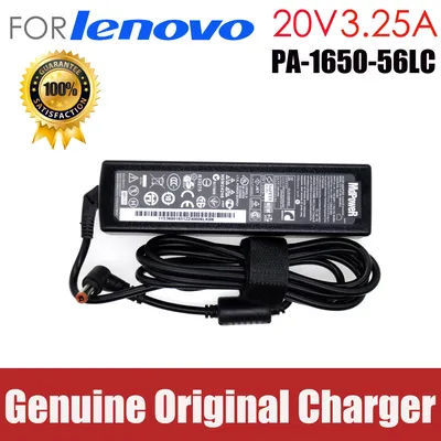 Original 20V 3.25A 65W For LENOVO G450 G460 G465 G475 K23 K26 K29 PA-1650-56LC S400 S405 power supply laptop AC adapter charger
