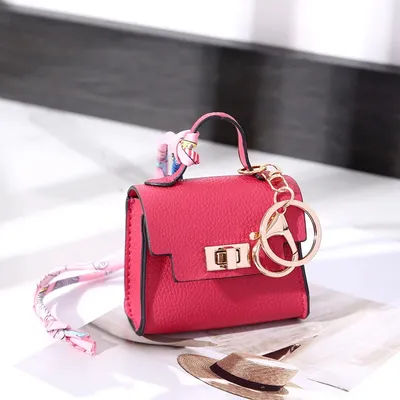 Mini sac pendentif maison petit sac pour Airpods 4 Pro2 3 2and1 casque bagnew mode décoration charter clé sac avec boucle