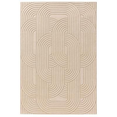 Tappeto di lana beige 120x170