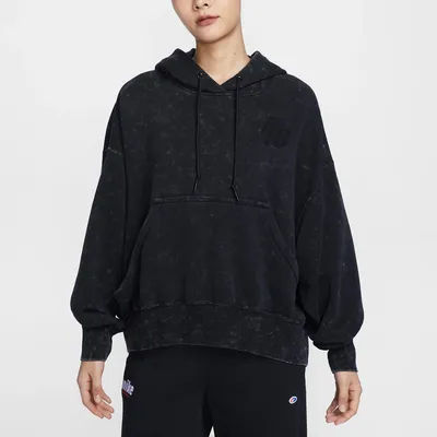Nike Official Genuine Retro Women's Trendy Knit Hooded Long Sleeve Sweatshirt HQ6039-010