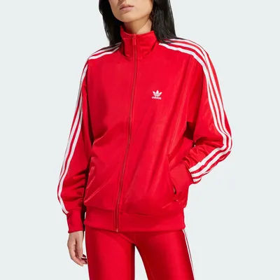 Adidas Official Genuine Retro Women's Stand Collar Loose Sports Jacket IP0602