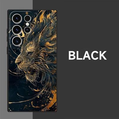 TEMU Cool Animal Lion Case For S24 Ultra S23 Fe S22 Plus S20 5g S21 Silicone Mobile Cover Soft Phone Shell