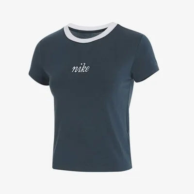 Nike Official Authentic Autumn New Women's Slim Fit Round Neck Casual Sport Short Sleeve HF8820-478