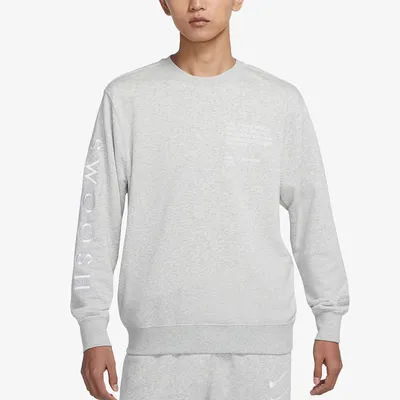 Nike Official Autumn Winter Men's Fleece Warm Sports Casual Knit Sweatshirt DJ0466-050