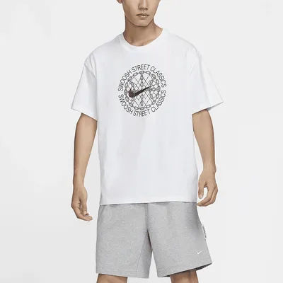 Nike Official Authentic 2024 New Men's Breathable Round Neck Loose Short Sleeve T-Shirt FZ8070-100