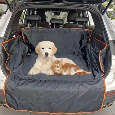 TEMU A Universal Car Trunk Mat For Pets, Suitable For Use In Vehicles As A Dog Seat Cover.