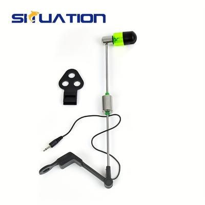 TEMU Siiuation 1pc European Carp Flash Stainless Steel , Sea Rod Tensioner, Fishing Bracket Alarm