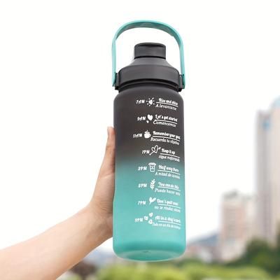 TEMU 2l/64oz Large Capacity Gradient Water Bottle For , Sports, And Camping