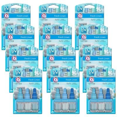 TEMU Liv Sences 3 Scents Air Freshener Plug In Refill 12 Pack - Compatible With 3volution 20ml