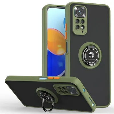 For Xiaomi Redmi Note 11 11S Case Magnetic Ring Stand Holder Armor Phone Case For Redmi Note11 11E Pro 11Pro Hard PC Back Cover