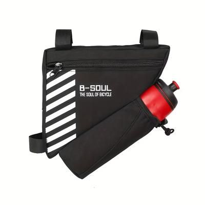TEMU Mountain Bike Water Bottle Cage Quick Release Front Rack Bag Cycling Gear Accessory Pack