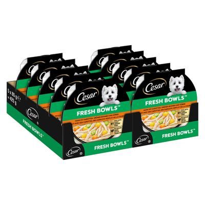 Cesar Fresh Bowls Umido per cane - Set %: 20 x 85 g Pollo in salsa