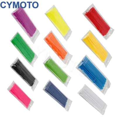 Spoke Skins Spoke Covers For Motocross Bicycle Bike 12 Colors 24CM Trim Wrap Cover Decoration Protector Pipe