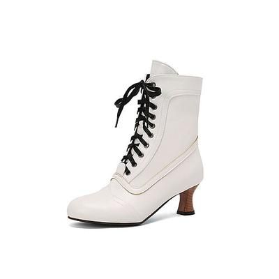 Rococò Vittoriano Rinascimento Scarpe A stivale Costume Per donna Reale Mascherata Abbigliamento Quotidiano Adulti Scarpe