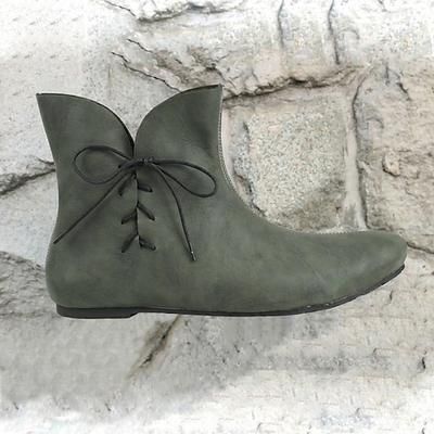 Retrò Vintage Medievale Rinascimento Scarpe Costume Per uomo Celtico Costumi da pirata Halloween Carnevale Mascherata Mascherata Festa Sera Adulti Scarpe
