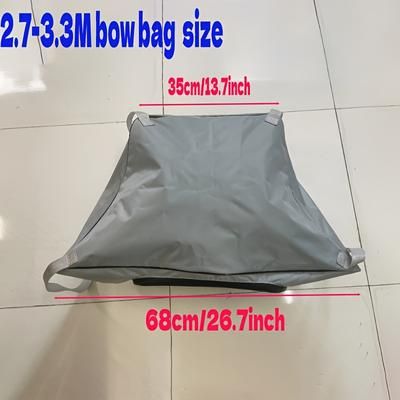 TEMU 1pc Bow Storage Bag, Cloth Inflatable Accessory, Universal , Kayaks, And Boats