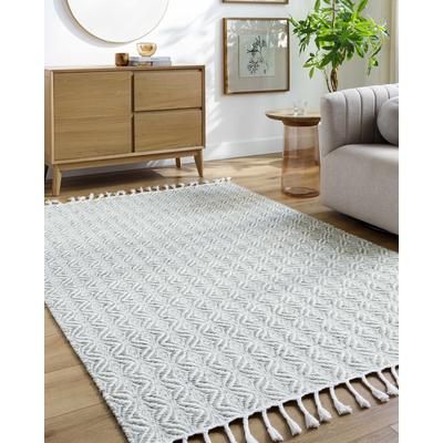 Anelia 5' x 7'6" Cottage Sage/Ivory/Green Area Rug - Boutique Rugs