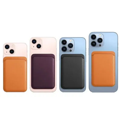 Original Apple Leather Magsafe wallet Magnetic Card holder Case For iPhone 15 14 12 13 16 Pro Max