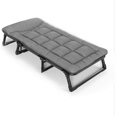 TEMU Portable Folding Camping Bed, Folding Camping Adjustable , Lightweight Outdoor Bed For Travel, Hiking, Backpacking, Tent Bed