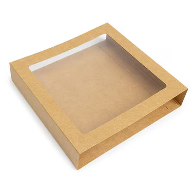 Kraft Slip Cover for XL Round Cookie Tackle Box 4 Cavity 5 5/16" x 1 1/16" x 5 7/16" 25 pack KRL22O