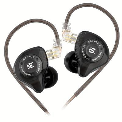 TEMU Kz Edx Pro X In-ear Dynamic Driver Headphones Hifi Bass Music Earplugs Sports Noise Reduction Headphones