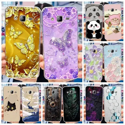 For Samsung Galaxy J5 2015 Case J500F J500G J500Y J500H J500M Cover Popular Butterfly Soft Phone