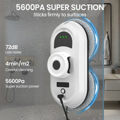 Robot aspirateur nettoyeur de vitres robot nettoyeur de vitres électrique limpiacristales télécommande pour la maison