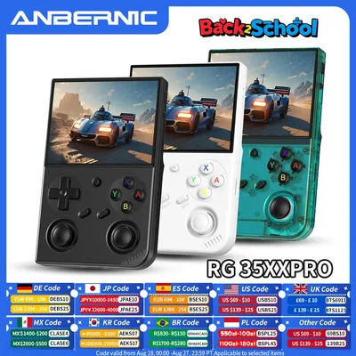 Anbernic RG 35XXPRO Handheld Game Console 3.5" IPS 640*480 Screen Linux 64-bit 3200mAh RG35XX Pro WIFI Retro Video Gaming Player
