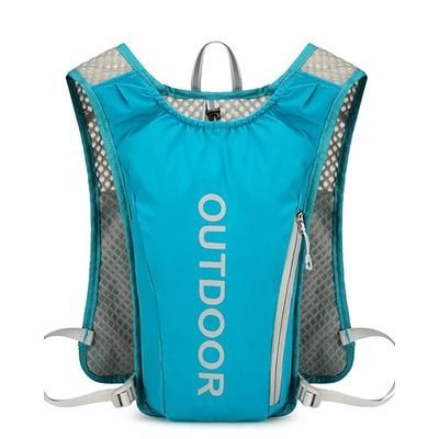 Gilet da corsa Pacchetto d'acqua Gilet di idratazione Manicotti Riflettente Impermeabile Asciugatura Rapida Poliestere per Maratona Escursionismo Jogging