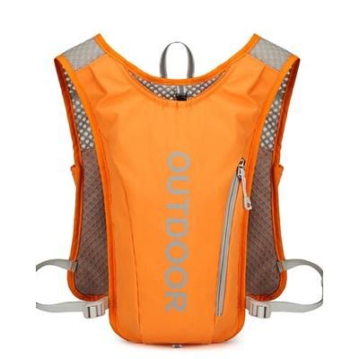 Gilet da corsa Pacchetto d'acqua Gilet di idratazione Manicotti Riflettente Impermeabile Asciugatura Rapida Poliestere per Maratona Escursionismo Jogging