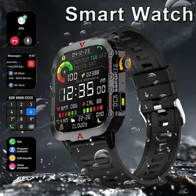 2025 Smartwatch pour XIAOMI nouvelle montre intelligente GPS hommes 1.71 pouces HD affichage GPS et faire/ recevoir des appels téléphoniques 340 mAh batterie Bracelets