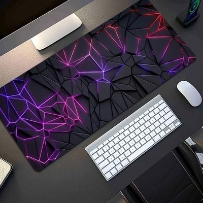TEMU 1pc Durable Large Mouse Pad Fashion Desk Mat Computer Keyboard Mouse Pad Laptop Gaming Pad - Precision Stitched Edges Non-slip Xxl - / Office And Study Accessories
