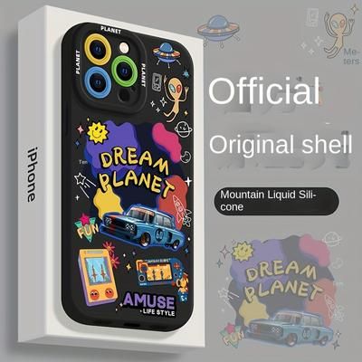 TEMU Creative Cartoon Cute Couple Phone Case, Suitable For Iphone 15 Pro Max Phone Case Male And Female Phone Case 14pro/ 13pro /12pro/12, Anti-drop Shell Anti-scratch High Case