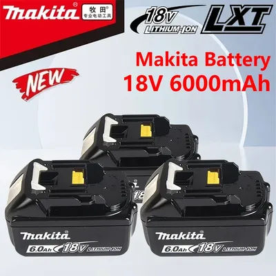 Original Makita 18V 3.0Ah 6.0Ah Rechargeable Battery, for Makita Tool BL1830B BL1840 BL1840B BL1850 BL1850B 18650 18V Battery