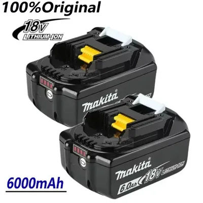 100% for Makita 18V 6000mAh rechargeable lithium-ion battery for drilling, spare battery, BL1860.BL1830.BL1850.BL1860B.