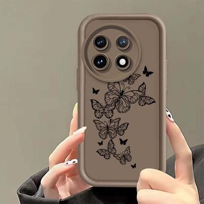 TEMU Stylish Rose Butterfly Emblem For Oppo Oneplus 11 10 9 8 N2o Nord Se Ce4 Ce 2t Oneplus 12 Nord4 Ace 3v Ace 3 3 12r Ace 2 5g Eye Ladder Mobile Case Cover Present