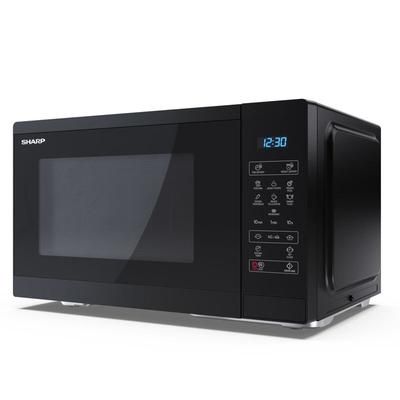 TEMU Sharp 25l 900w Digital Microwave Black
