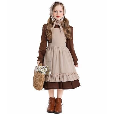 Vestito Costume Personaggio classico delle fiabe Personaggi dei libri di fiabe Cosplay for Ragazze Bambini Halloween Carnevale Settimana del libro Performance Sinfonia di storie Vestirsi in modo