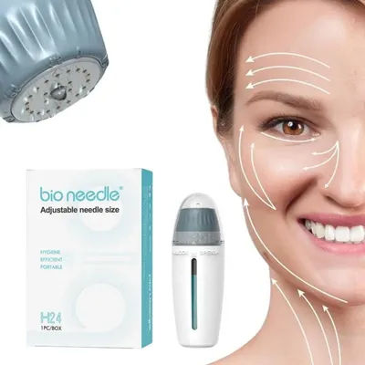 BIO H24 Derma Stamp Adjust Needle Microneedle Derma Roller Microneedling Dermastamp Hydrating for Beauty Skin Care Tool