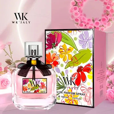 WK JALY Floral Drunk Eau De Parfum Spray, Women's Perfume, With Notes of Rose, Sandalwood, Long Lasting Fruity Fragrance, 100ml