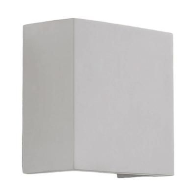 Applique a LED in argilla bianca