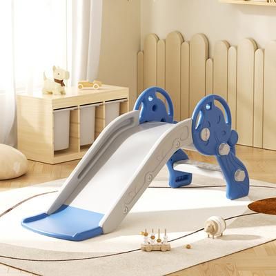 TEMU Slide Indoor Outdoor | Slides For | Garden Slides For Age 14m+ | Folding Soft Play Equipment | Durable Tough Slide | Indoor