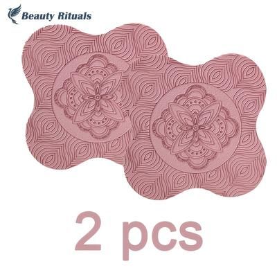 TEMU 2pcs Yoga Kneeling Mat - Foam Support Mat For Knees, Elbows, Wrists And Head - Printed Pilates Kneeling Mat - Unisex Exercise Mat For Yoga And
