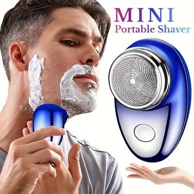 TEMU Mini Electric Rotary , Usb Rechargeable, Cordless And Portable, Shaving Machine, Gifts For Men Mini Rotary Shaver