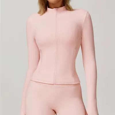 Yoga Shirts For Women Long Sleeve Fitness Jacket Running Gym Clothes Workout Coat Dry Fit Breathable High Elastic Sports Top