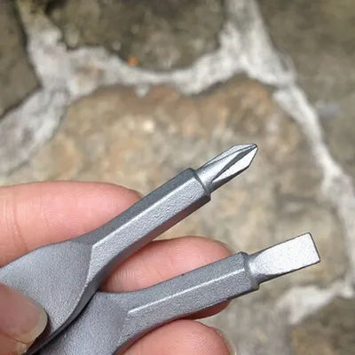 Keychain Cross Screw Driver Mini Screwdriver Outdoor Survival Edc Camping Equipment Carabiner Locking Climbing Multi Tool