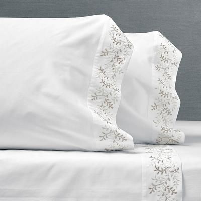 Set of 2 Ivy Organic Percale Pillowcases - Dune, King - Frontgate Resort Collection™