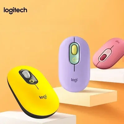 Logitech POP souris colorée personnalisable Bluetooth multi-appareil batterie 12M pour ordinateur de bureau créatif Mac