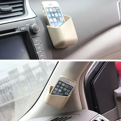 2Pcs Universal Car Auto occhiali da sole Organizer occhiali porta occhiali accessori Organizer per telefono scatole portaoggetti tasca